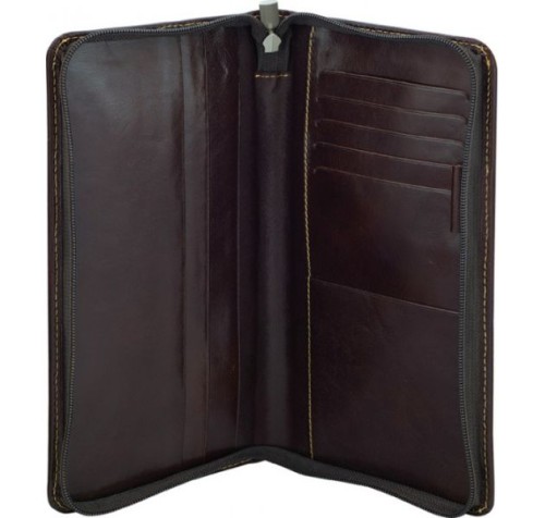 Etui na bilety lotnicze, skóra premium, cena dla min. 30 szt., 245 x 120 x 15 mm
