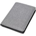 Portfel  z ochroną RFID, poliester, 115 x 77 x 10 mm
