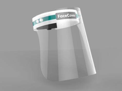 przyłbica - ochronna - reklamowa - ochrona - wirus - gadżet - praca - zdrowie