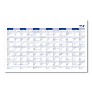 Kalendarz reklamowy ścienny całoroczny z PVC