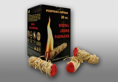 Podpałka, 10 i 20 szt., cena za zapytanie, nadruk klienta
