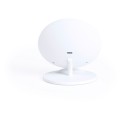 Indukcyjna ładowarka do telefonu, ABS, śr. 90 x 9 x 103 mm, działa z telefonami posiadającymi możliwość ładowania indukcyjnego

