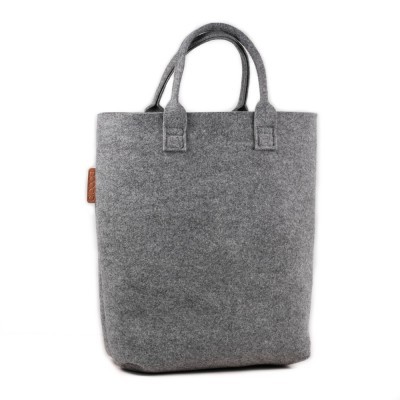 Torba z filcu z recyklingu PET, szyta na zam., cena dla min. 50 szt., 30 x 24 x 15 cm, dostępne wersje większe
