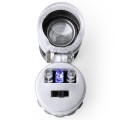 Mikroskop do telefonu, metal, 70 x 80 x 22 mm, 60X, 2 lampki LED, światło UV
