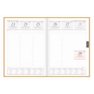 Kalendarz reklamowy B5 tygodniowy z notesem Vivella