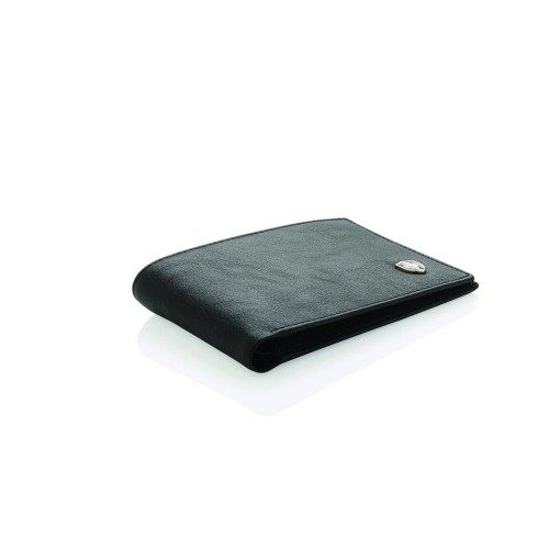 Portfel Swiss Peak z ochroną RFID, PU, 115 x 83 x 6 mm, na 12 kart

