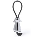 Brelok - piesek, metal, silikon, śr. 20 x 32 mm
