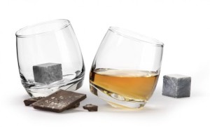 Szklanki do whisky z kamieniami chłodzacymi